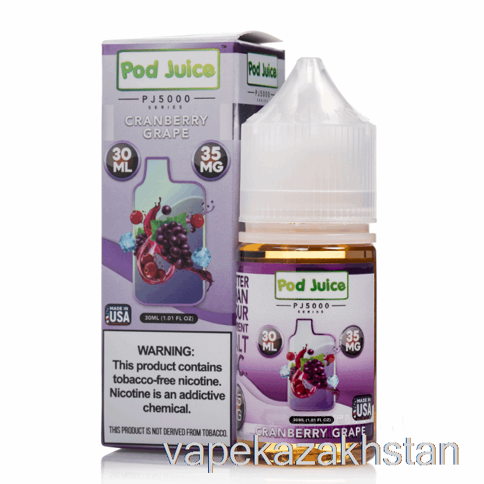 Vape Smoke Cranberry Grape - Pod Juice PJ5000 - 30mL 35mg